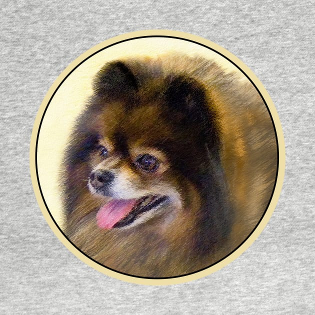 Pomeranian (Black and Tan) by Alpen Designs